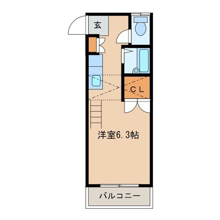 宮崎アパートの物件間取画像